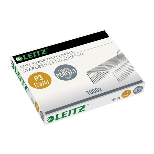 Capse Leitz, Power Performance, 26/6, 1000 bucati/cutie BPTCSL803300