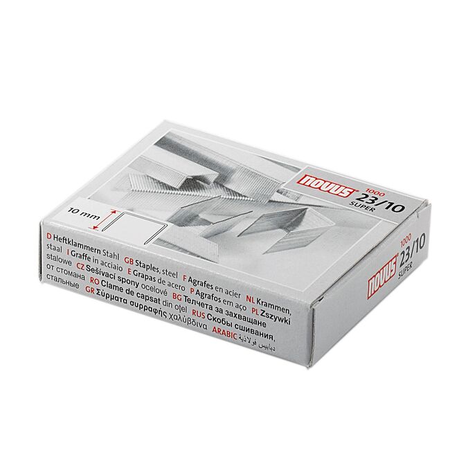 Capse Novus, 23/10 SUPER, 1000 bucati/cutie BPTCNV22310