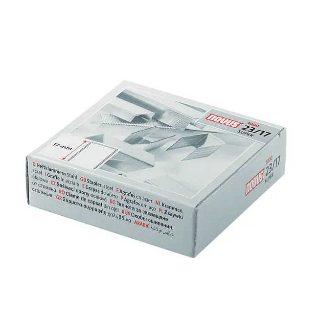 Capse Novus, 23/17 SUPER, 1000 bucati/cutie BPTCNV22317