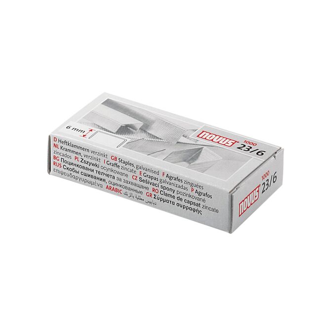 Capse Novus, 23/6, 1000 bucati/cutie BPTCNV2236