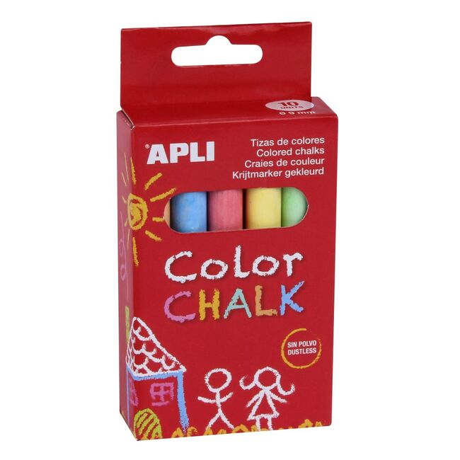 Creta colorata, Apli, 10 buc/set BPTCAL14574