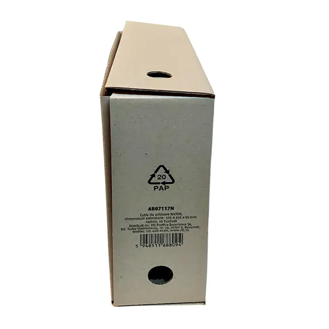 Cutie de arhivare Natur, 325 x 255 x 95 mm, carton 10 bucati/set BPTCAB07117N