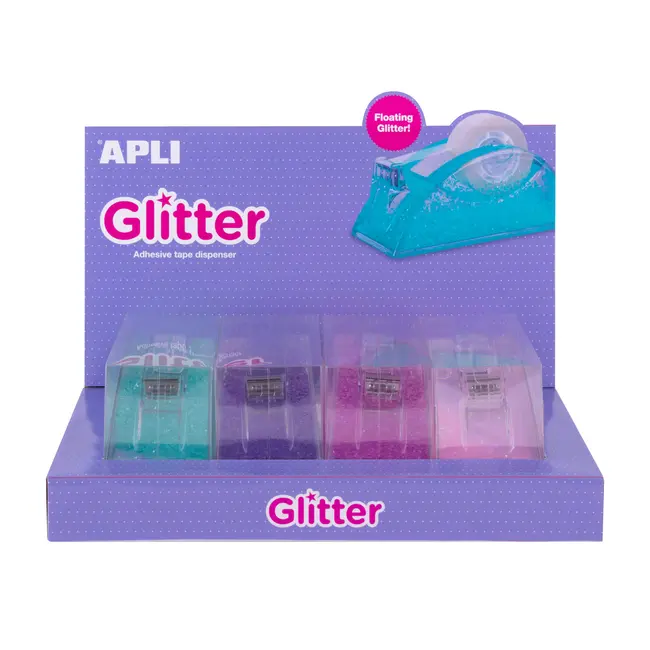 Display Apli dispenser cu banda adeziva transparenta, 19 x 33 mm, 4 bucati/set BPTCAL018806