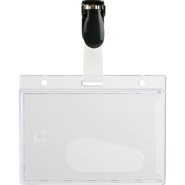 Ecuson cu clips PVC, 60 x 90 mm, 25 bucati/cutie BPTCPV009251