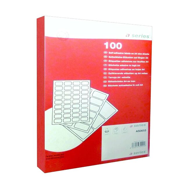 Etichete A-series, 210 mm x 297 mm, 100 coli/top BPTCAY000100