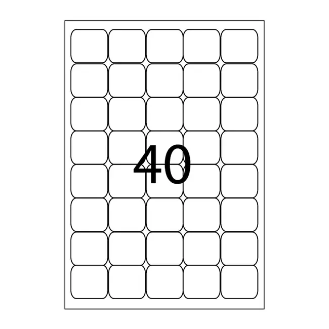 Etichete A-series, 52.5 x 29.7 mm, 4000 bucati/top BPTCAY000106