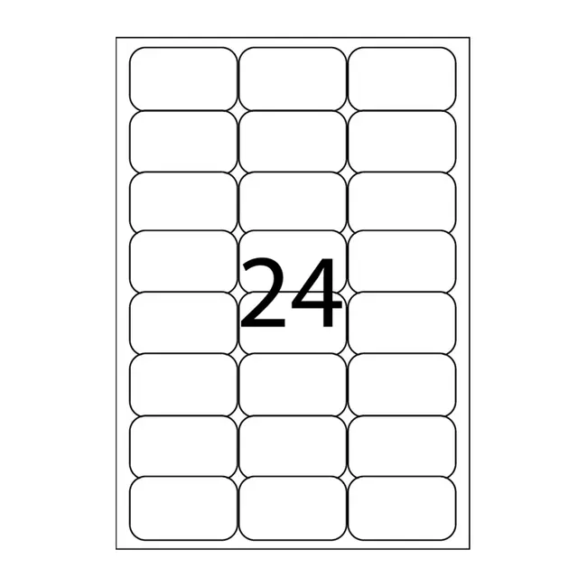 Etichete A-series, 70 x 37 mm, 2400 bucati/top BPTCAY000105