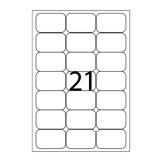 Etichete A-series, 70 x 42.4 mm, 2100 bucati/top BPTCAY000104