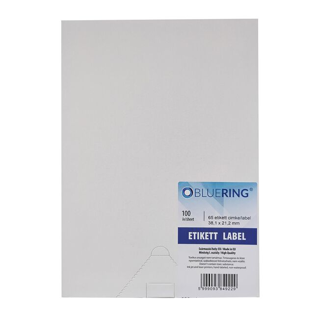 Etichete Bluering, 38.1 x 21.2 mm, 6500 etichete, 100 coli/top BPTCBR000134