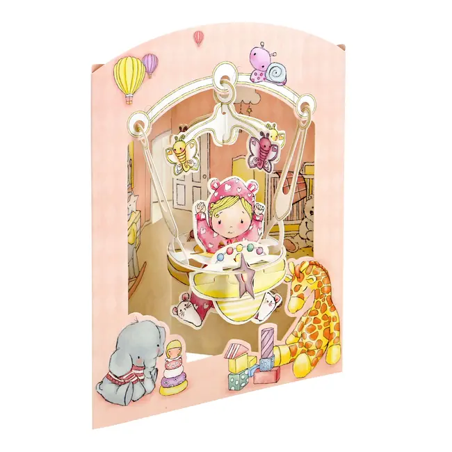 Felicitare, Santoro, Design Fata, 3D, Pop-Up BPTCGR188000