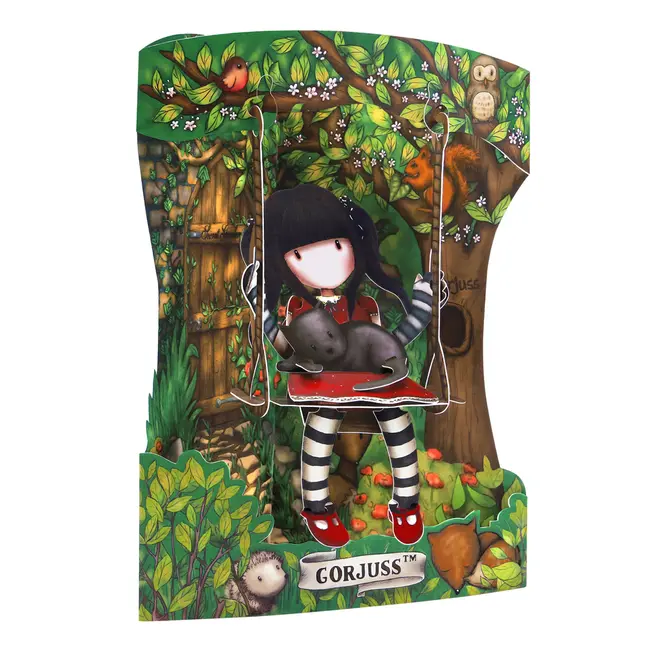 Felicitare, Santoro, Ruby, 3D, Pop-up BPTCGR191000