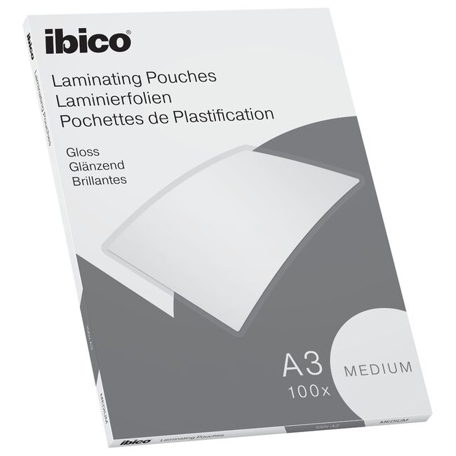 Folie de laminat, Ibico, A3, 100 microni, 100 bucati/set BPTCSL627312