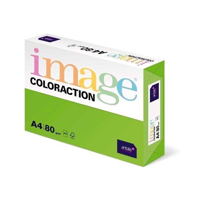 Hartie color Coloraction, A4, 80 g/mp, verde intens-Java BPTCCL0806