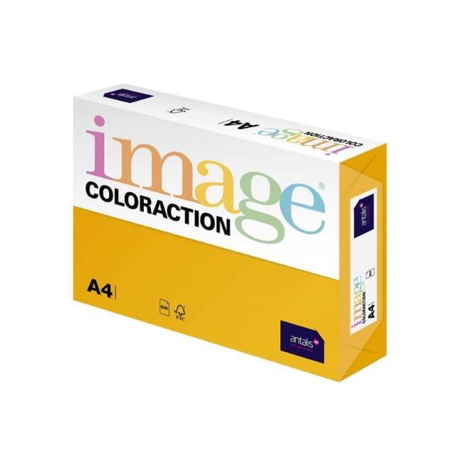 Hartie color Coloraction, galben Desert, A3 80 g mp, 500 coli/top BPTCCL0815