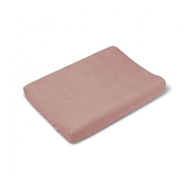 Husa De Protectie Rosa Pentru Salteaua De Infasat ,   Bumbac Buclat, Elastic Pe Contur, 80x50 Cm, Bonjourbebe Pjbc2rz101-037