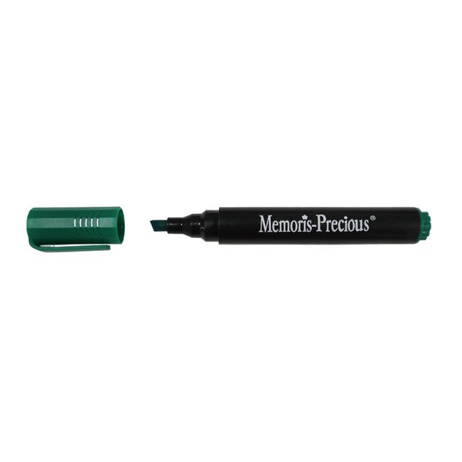 Marker permanent, varf tesit 2-7 mm, verde, 12 bucati/cutie BPTCBV990016C