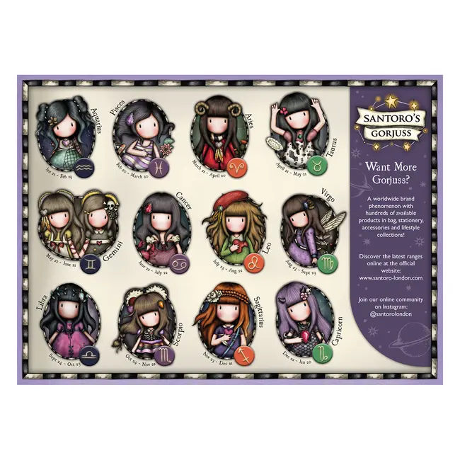 Puzzle 1000 piese, Gorjuss, Zodiile si constelatiile BPTCGR122502