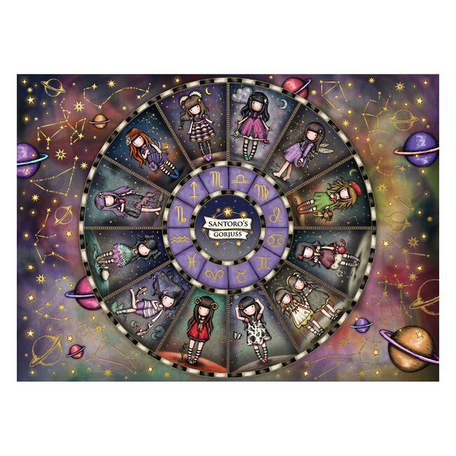 Puzzle 1000 piese, Gorjuss, Zodiile si constelatiile BPTCGR122502