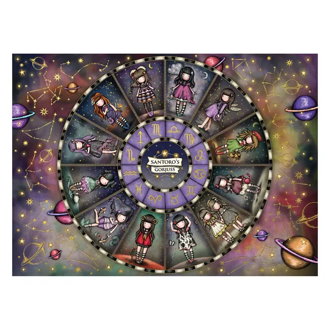 Puzzle 1000 piese, Gorjuss, Zodiile si constelatiile BPTCGR122502