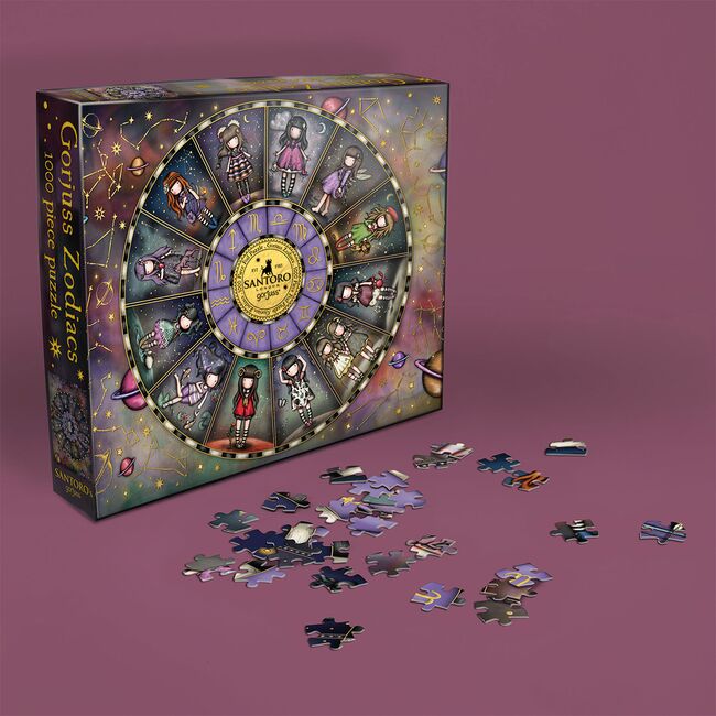 Puzzle 1000 piese, Gorjuss, Zodiile si constelatiile BPTCGR122502