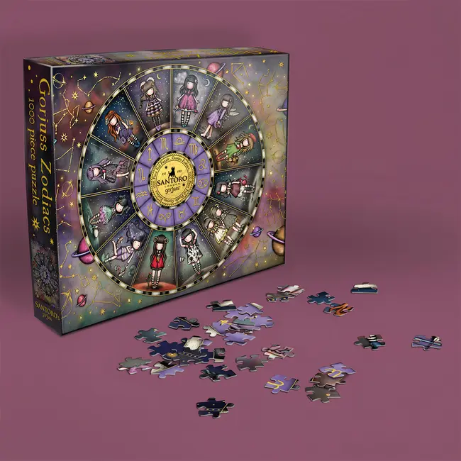 Puzzle 1000 piese, Gorjuss, Zodiile si constelatiile BPTCGR122502