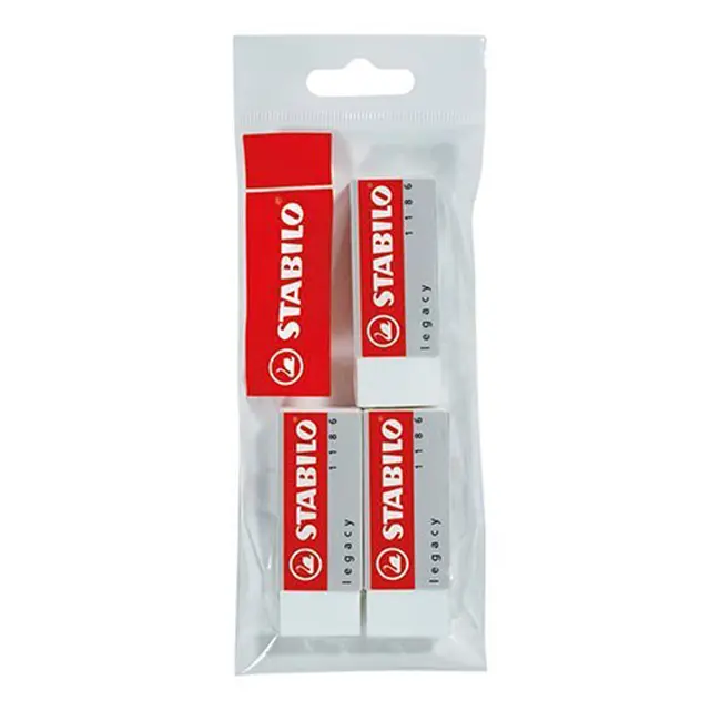 Radiera Stabilo legacy 1186, 3 bucati/blister eco BPTCSW011863