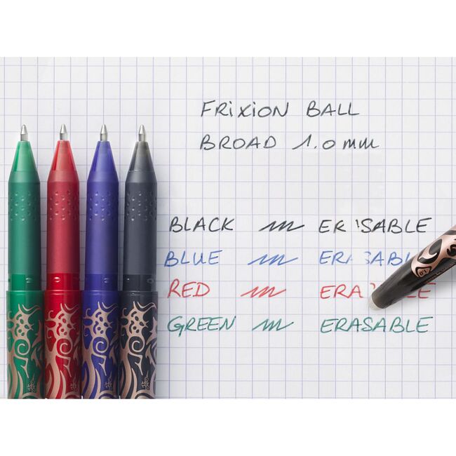 Rezerva roller cu gel Pilot Frixion Ball, 1 mm, albastru, 3 bucati/set BPTCPI500002