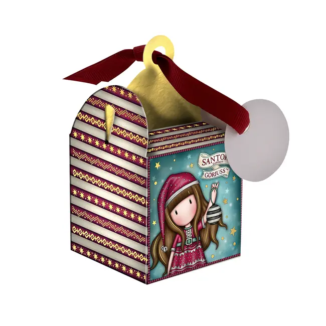 Set 6 cutiute pentru cadou, Gorjuss, Merry and Bright BPTCGR122401