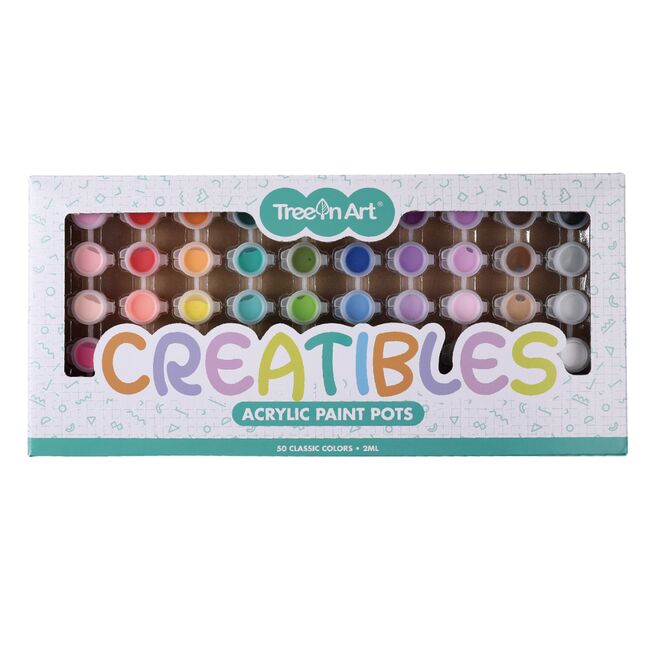 Set Memoris-Precious, tempera acrilica, 50 culori, 2 ml BPTCBV058788