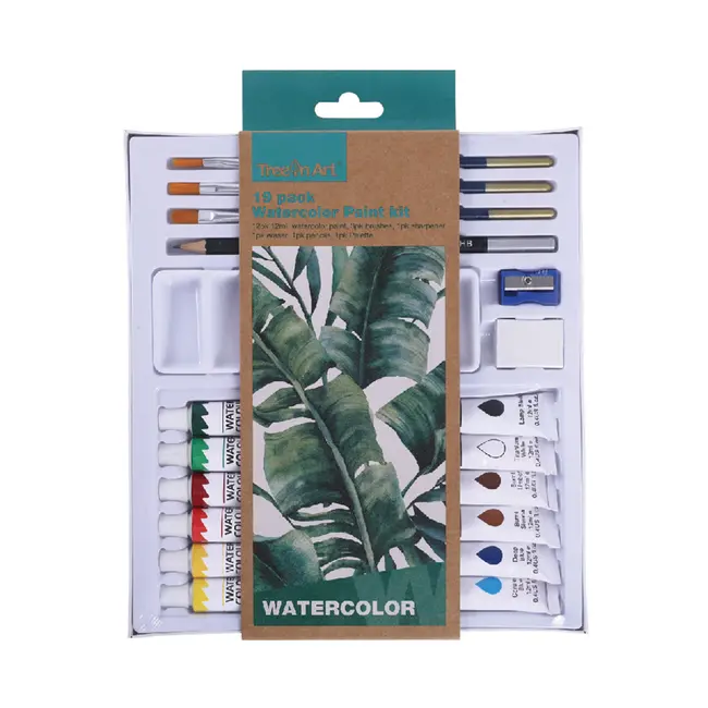 Set Memoris-Precious, tempera pe baza de apa cu accesorii BPTCBV077531W