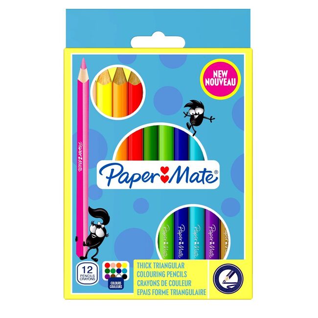 Set creioane colorate Papermate Jumbo BPTCRO509852
