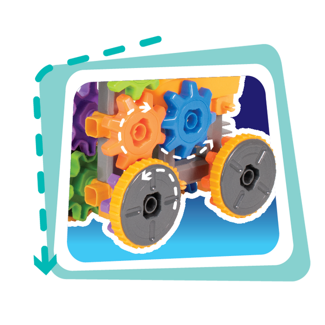 Set de constructie 3 in 1 stem  - robotel & masinute saniter