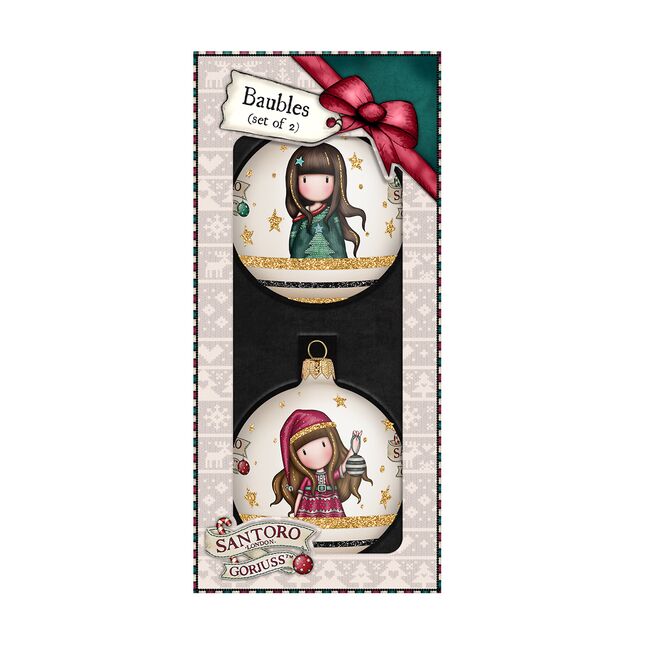 Set globuri, Gorjuss, Merry and Bright BPTCGR124101