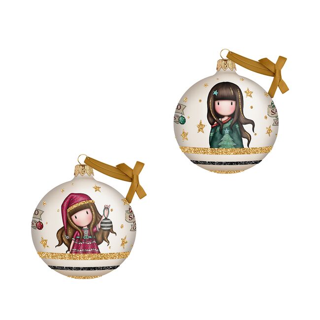 Set globuri, Gorjuss, Merry and Bright BPTCGR124101