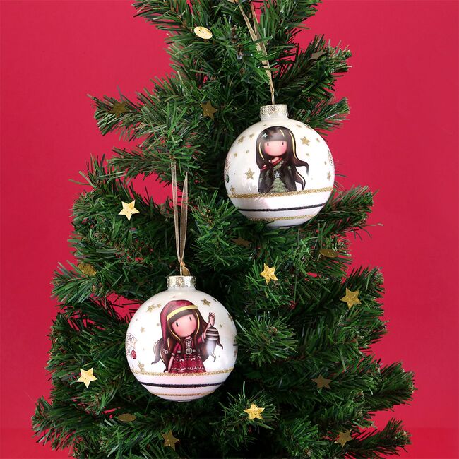 Set globuri, Gorjuss, Merry and Bright BPTCGR124101