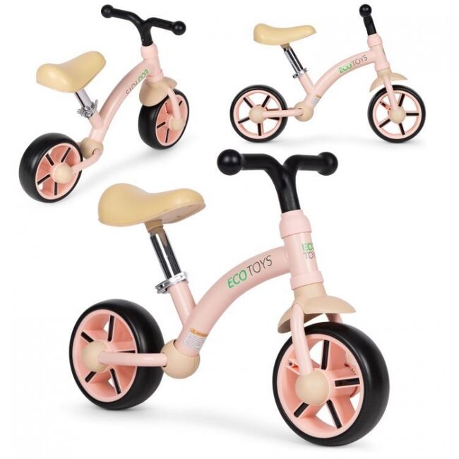 Bicicleta fara pedale pentru copii ecotoys lc-v1252 - roz edeedilc-v1252pink
