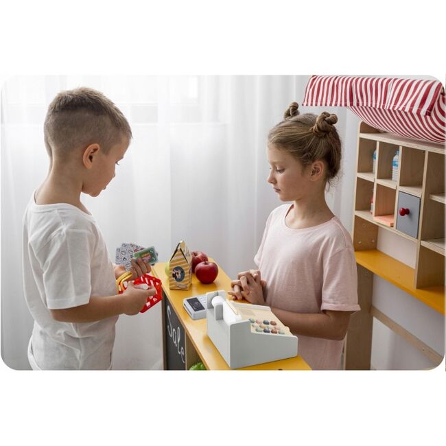 Casa de marcat din lemn pentru copii nukido nk-863 edeedi786300