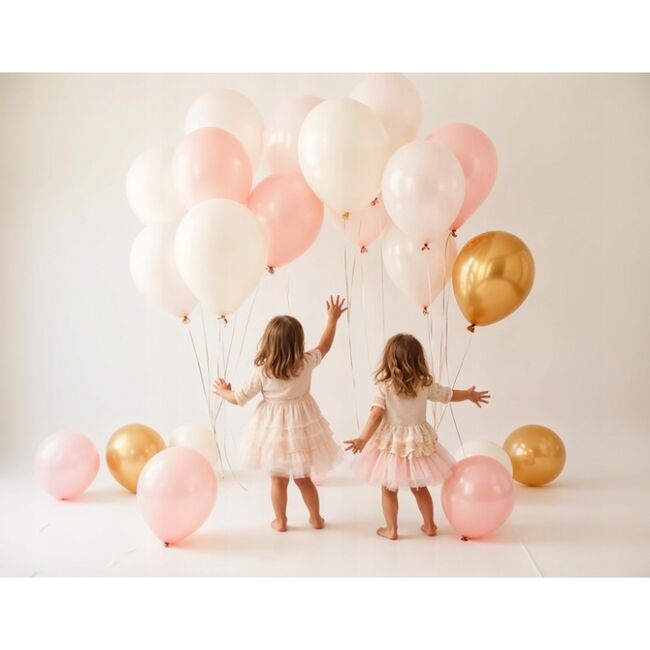 Cilindru cu heliu 0.20 m3 cu 30 de baloane si 40m panglica ricokids 799001 - roz edeedi799001