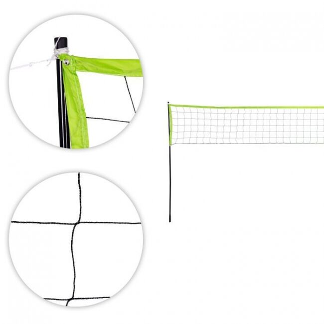 Fileu portabil pentru volei cu cadru, 600 x 242 cm, multigarden vs-5.7x2.3 edeedivs-5.7x2.3