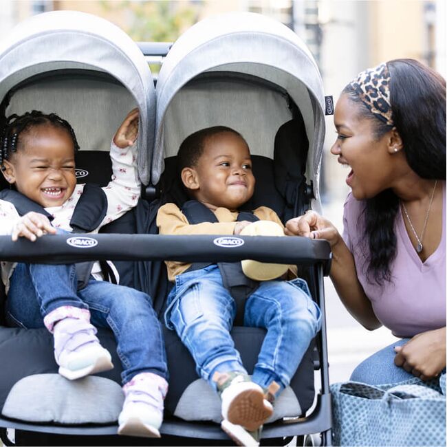 Graco - carucior de gemeni duorider steeple gray bbbgs1217aastg000