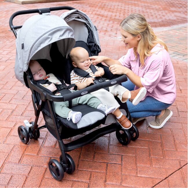 Graco - carucior de gemeni duorider steeple gray bbbgs1217aastg000