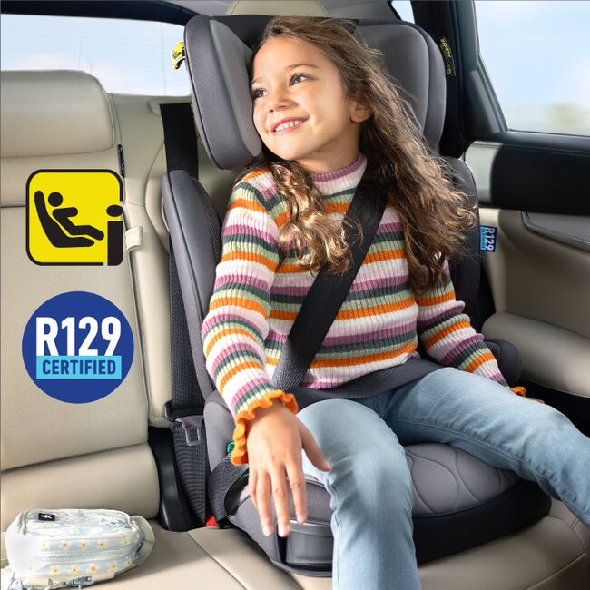 Graco - scaun auto affix midnight,100-150 cm, certificat r129 bbb8cv999mdneu