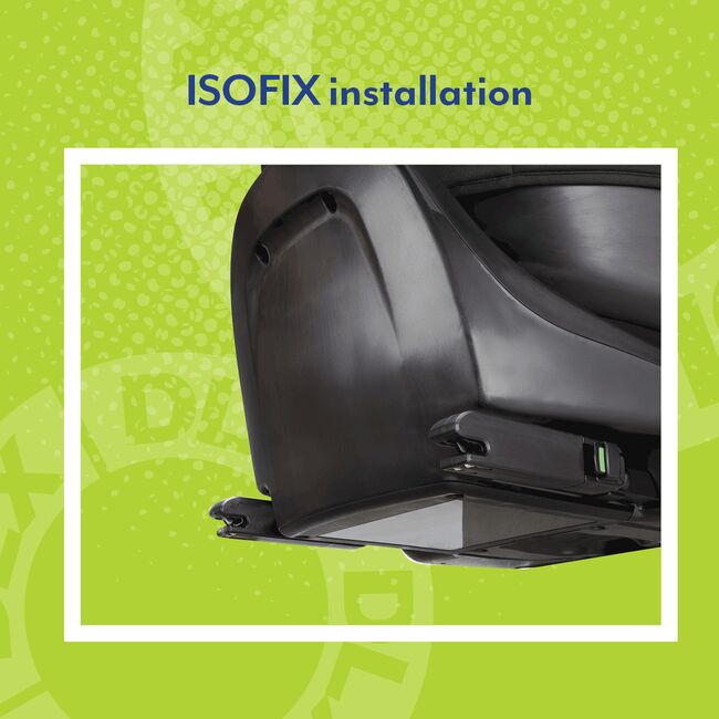 Graco - scaun auto turn2me 360° dlx iron, 40-105 cm, certificata r129 si testat adac bbbgc2302aairo000