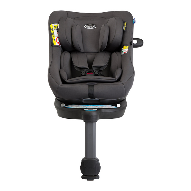 Graco - scaun auto turn2me 360° dlx iron, 40-105 cm, certificata r129 si testat adac bbbgc2302aairo000