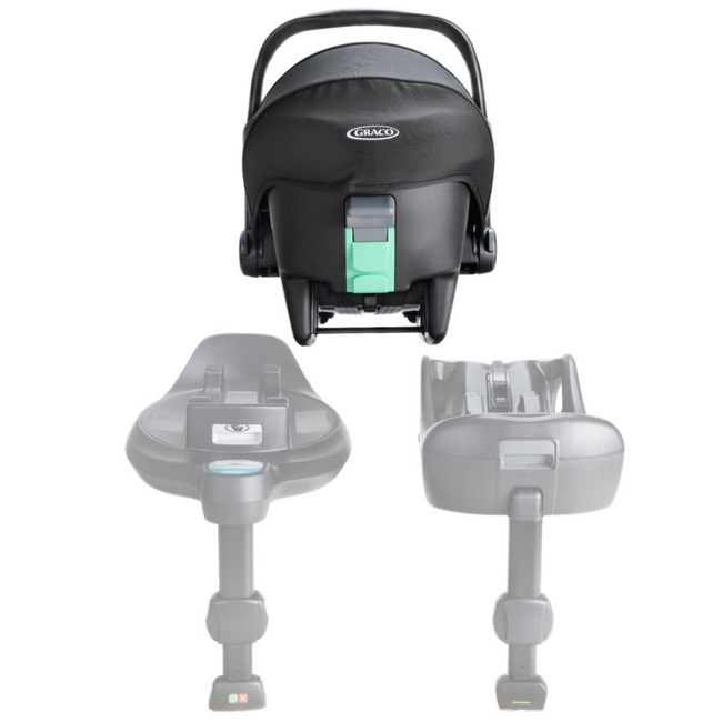 Graco - scoica auto snuglite midnight, 40-75 cm, certificata r129 bbbgc1817camdn000