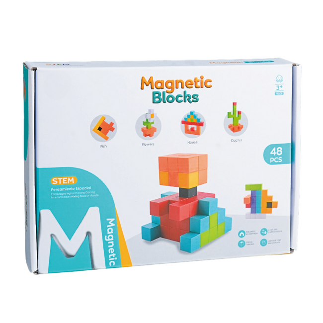 Joc de logica stem magnetic - modele 3d