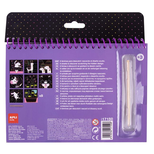 Joc de razuit Magic APLI, cu unicorn SOLAPL17150