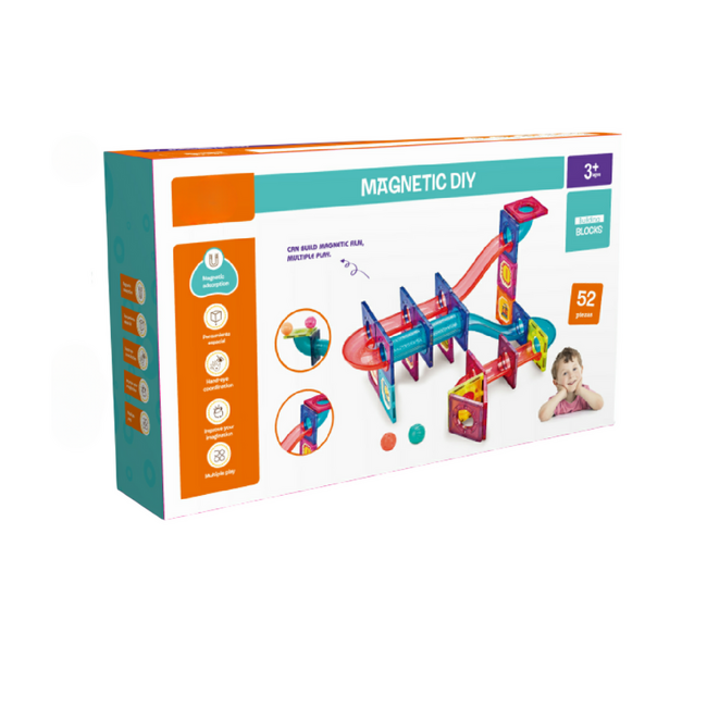 Labirintul meu magnetic - 52 piese (7.5 cm)