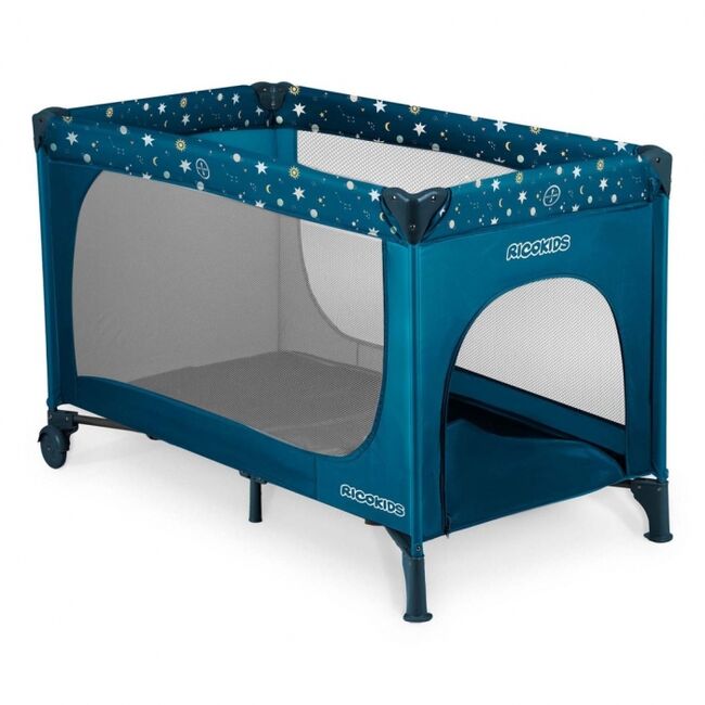 Patut pliabil 125 x 65 x 78 cm ricokids rk-240 - bleumarin edeedi724002
