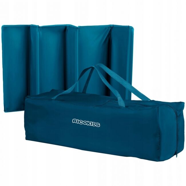 Patut pliabil 125 x 65 x 78 cm ricokids rk-240 - bleumarin edeedi724002
